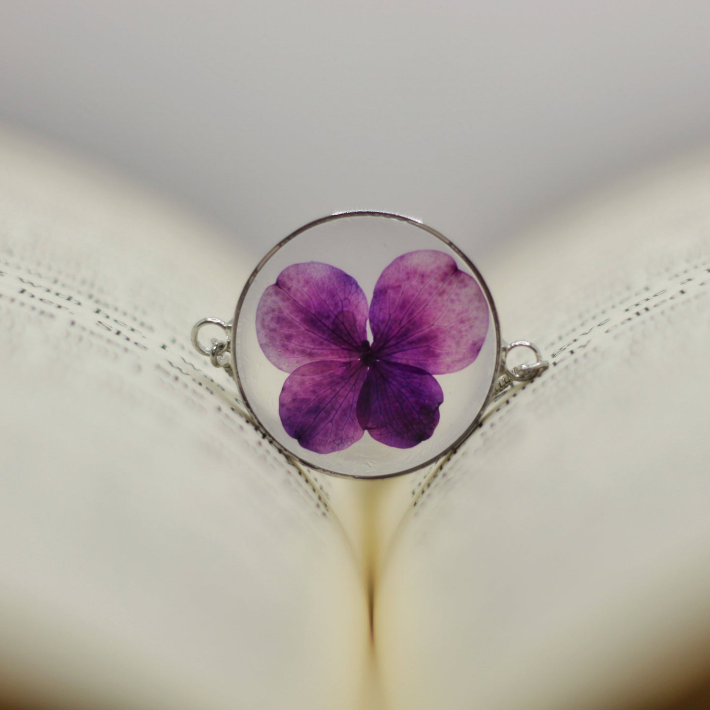 Dark Pink Hydrangea Bracelet