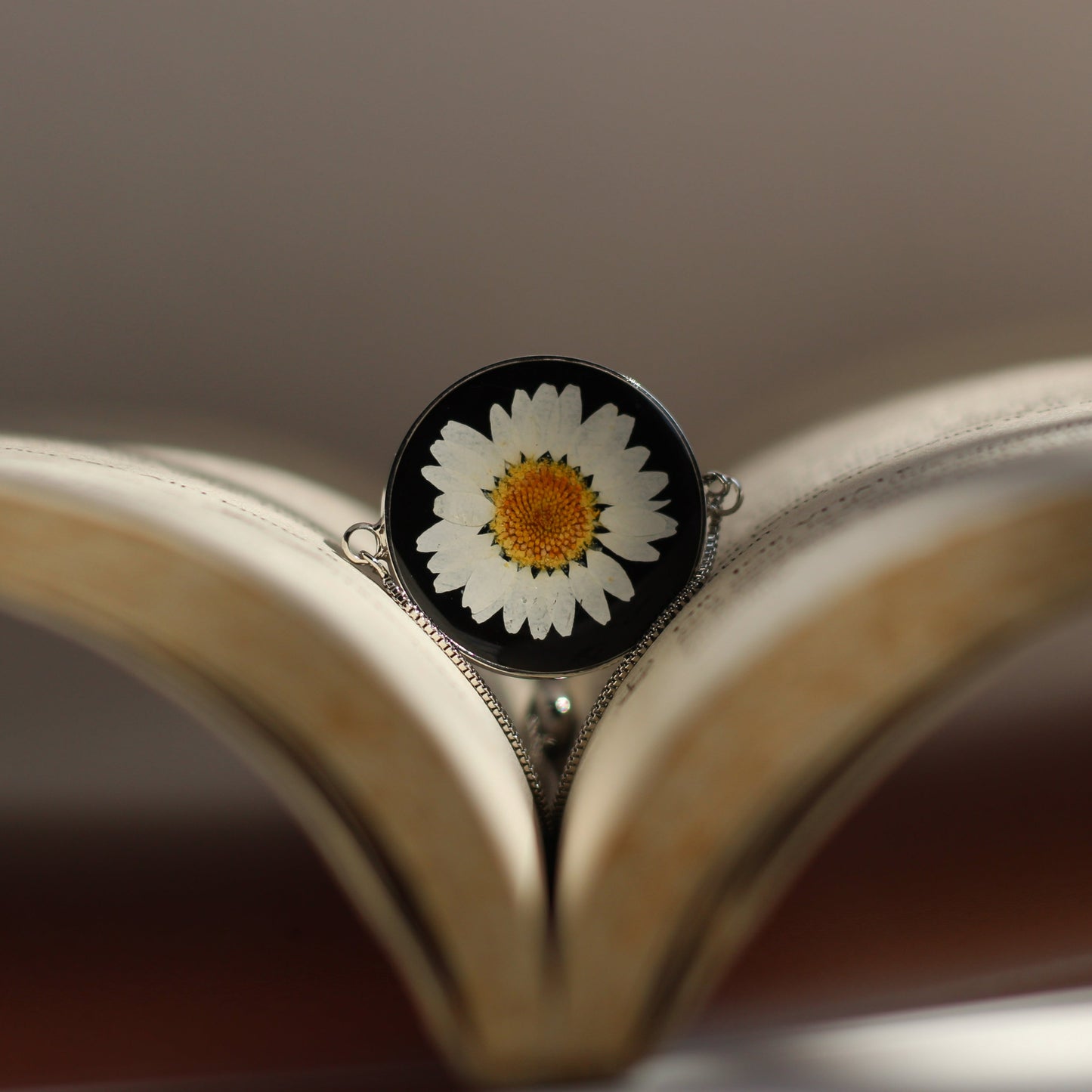 Black Daisy Bracelet