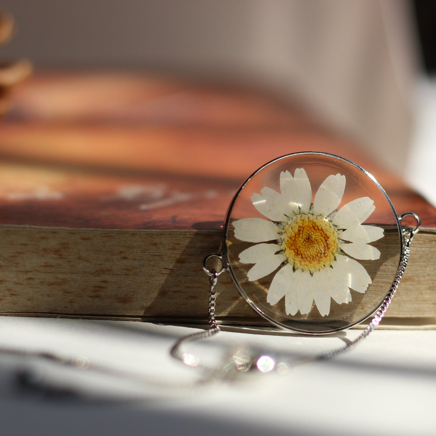 White Daisy Bracelets