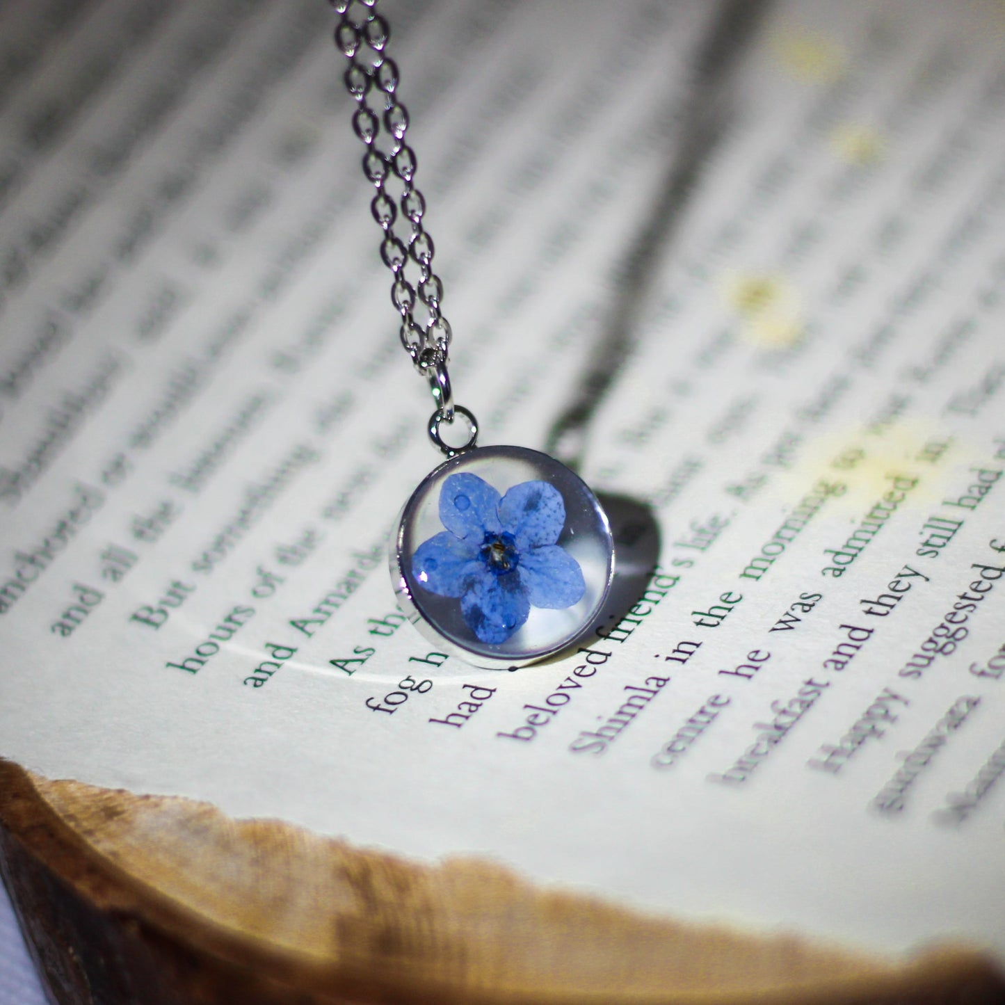 Mini Forget Me Not Necklace