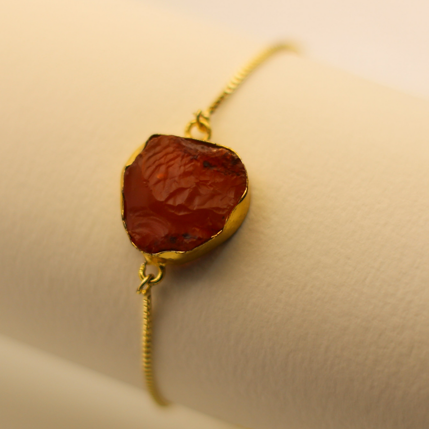 Indian Red Stone Bracelet