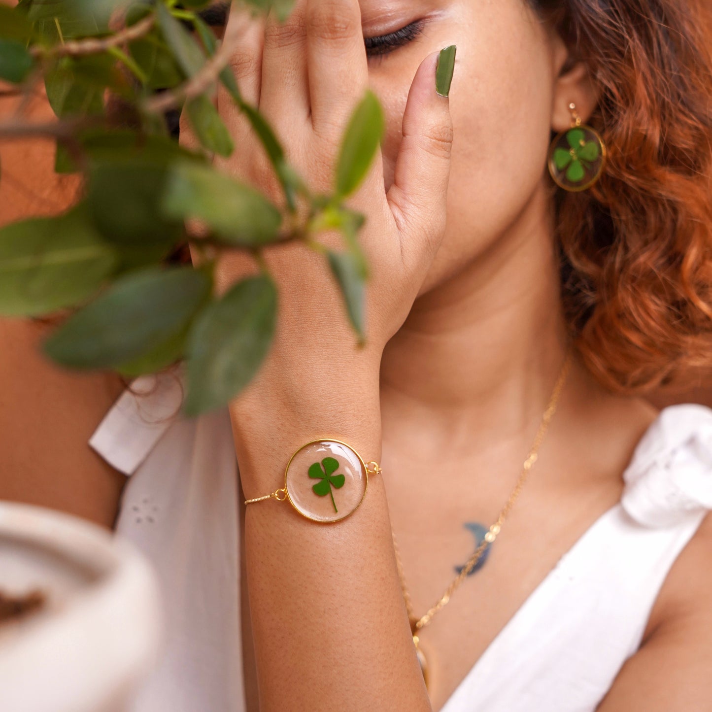 Four Leaf Clover Bracelet