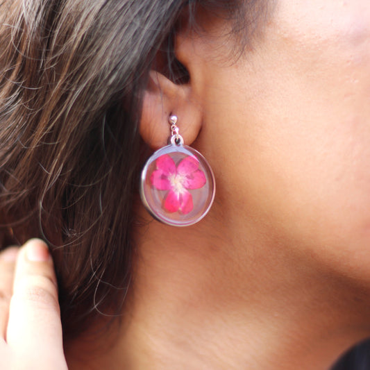 Rose 3 Petals Earrings