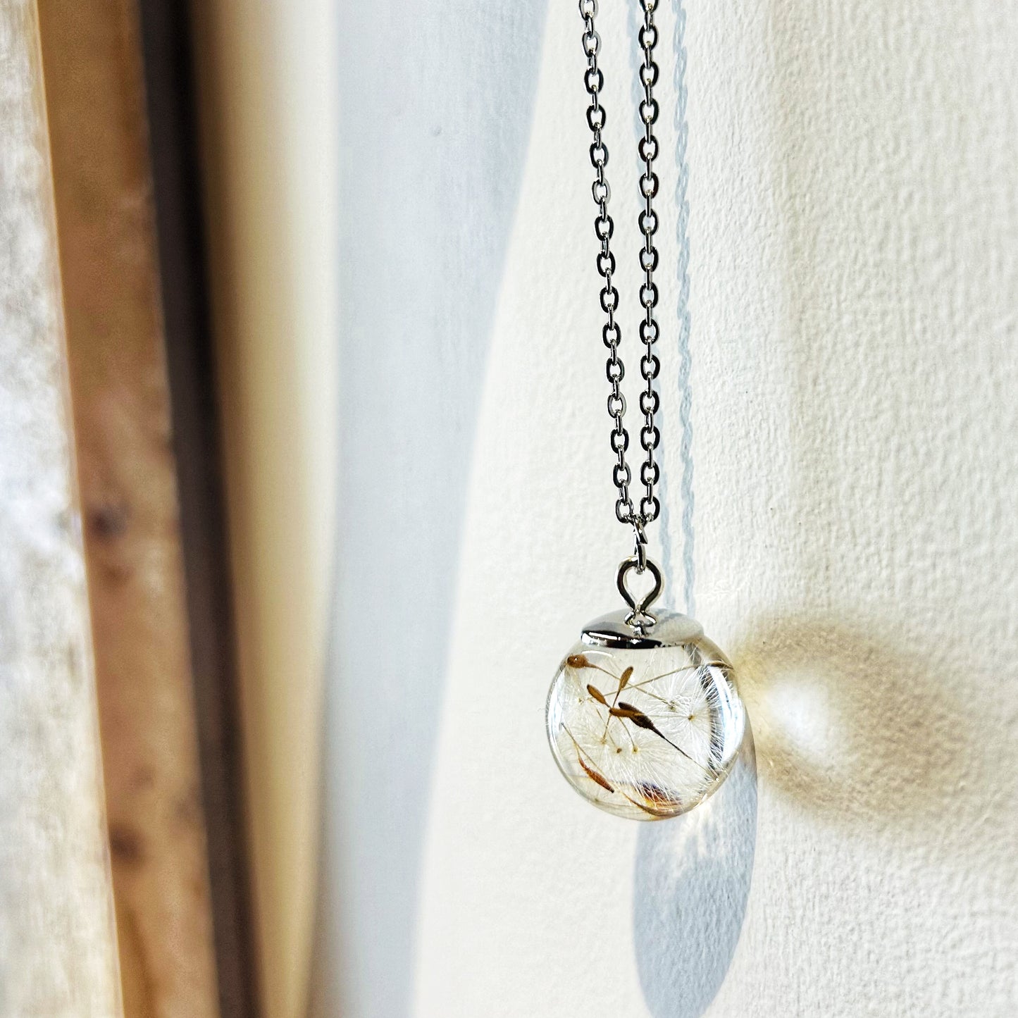 Dandelion Sphere Necklace